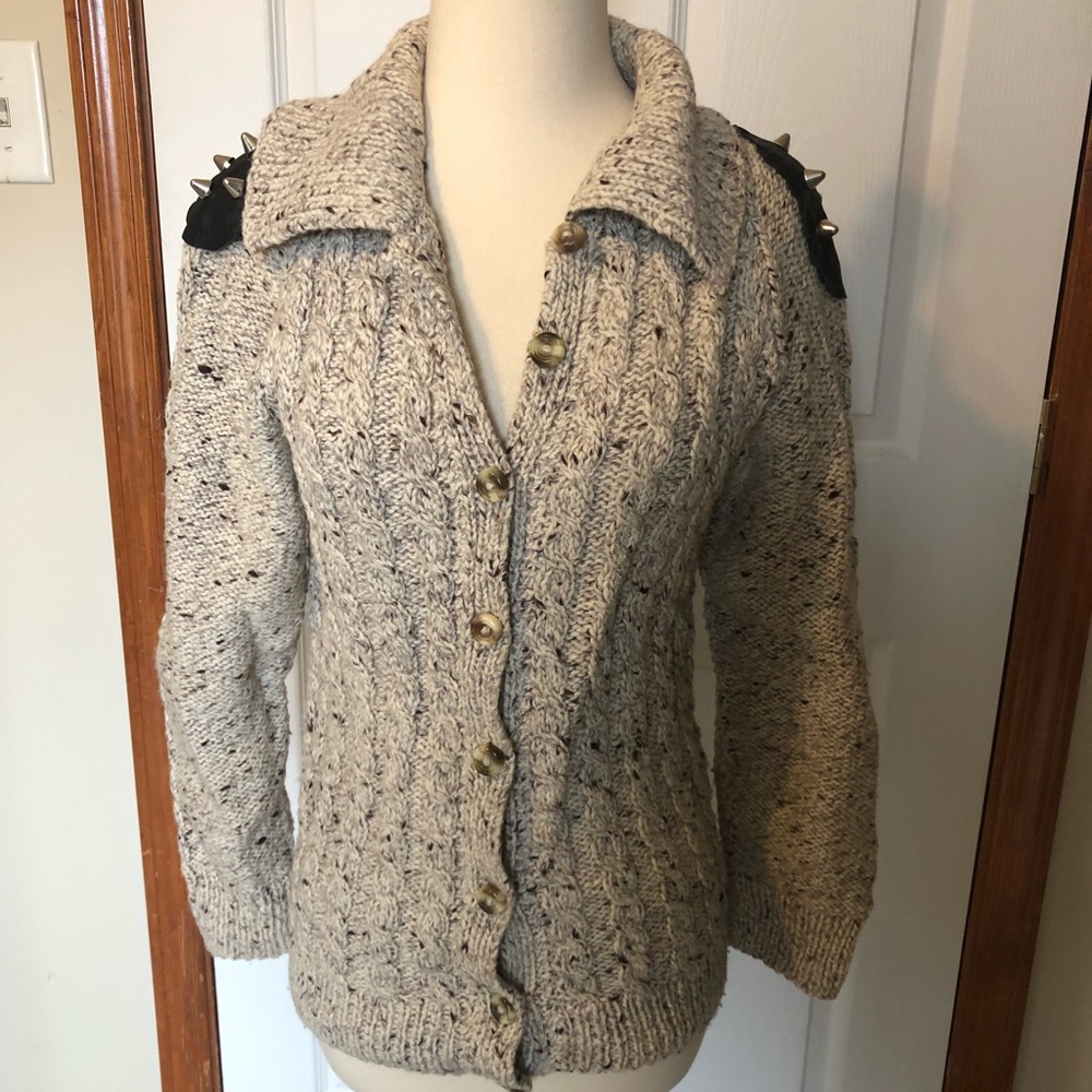 UNIF wool sweater with studs